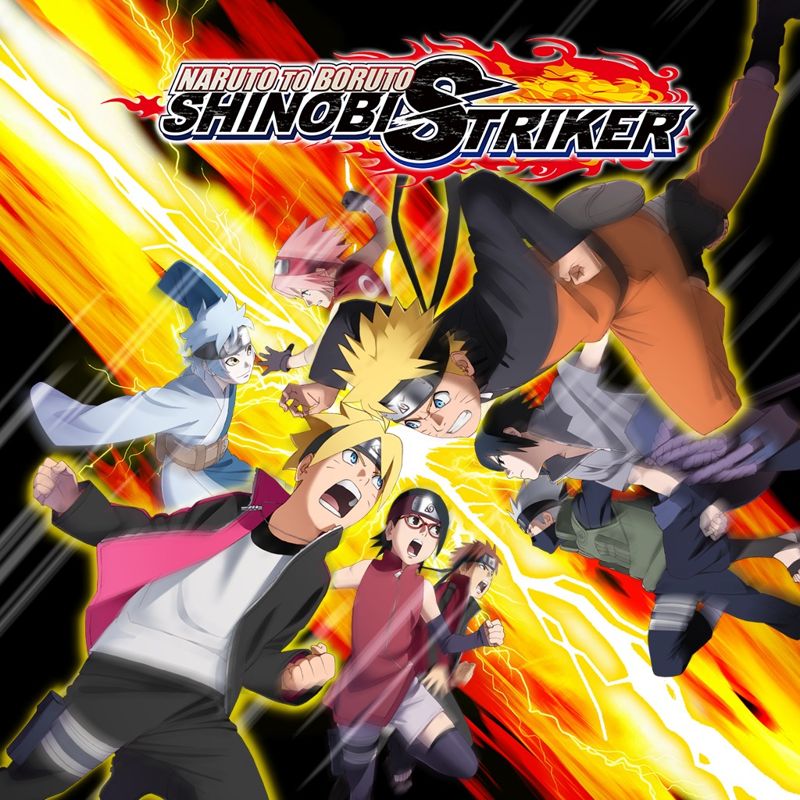 Naruto to Boruto Shinobi Striker box art for Playstation 4